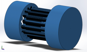 Shaped Couplings Of Shafts With Hubs