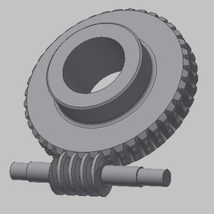 Schneckenräder - 3D Modell